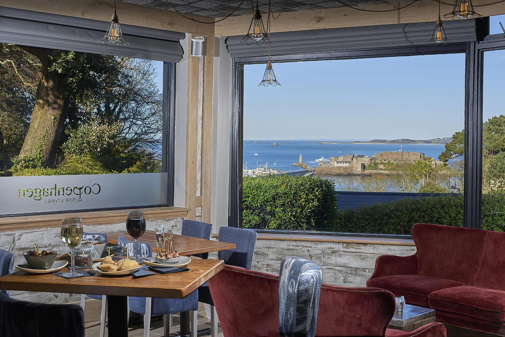 Bar Area with view